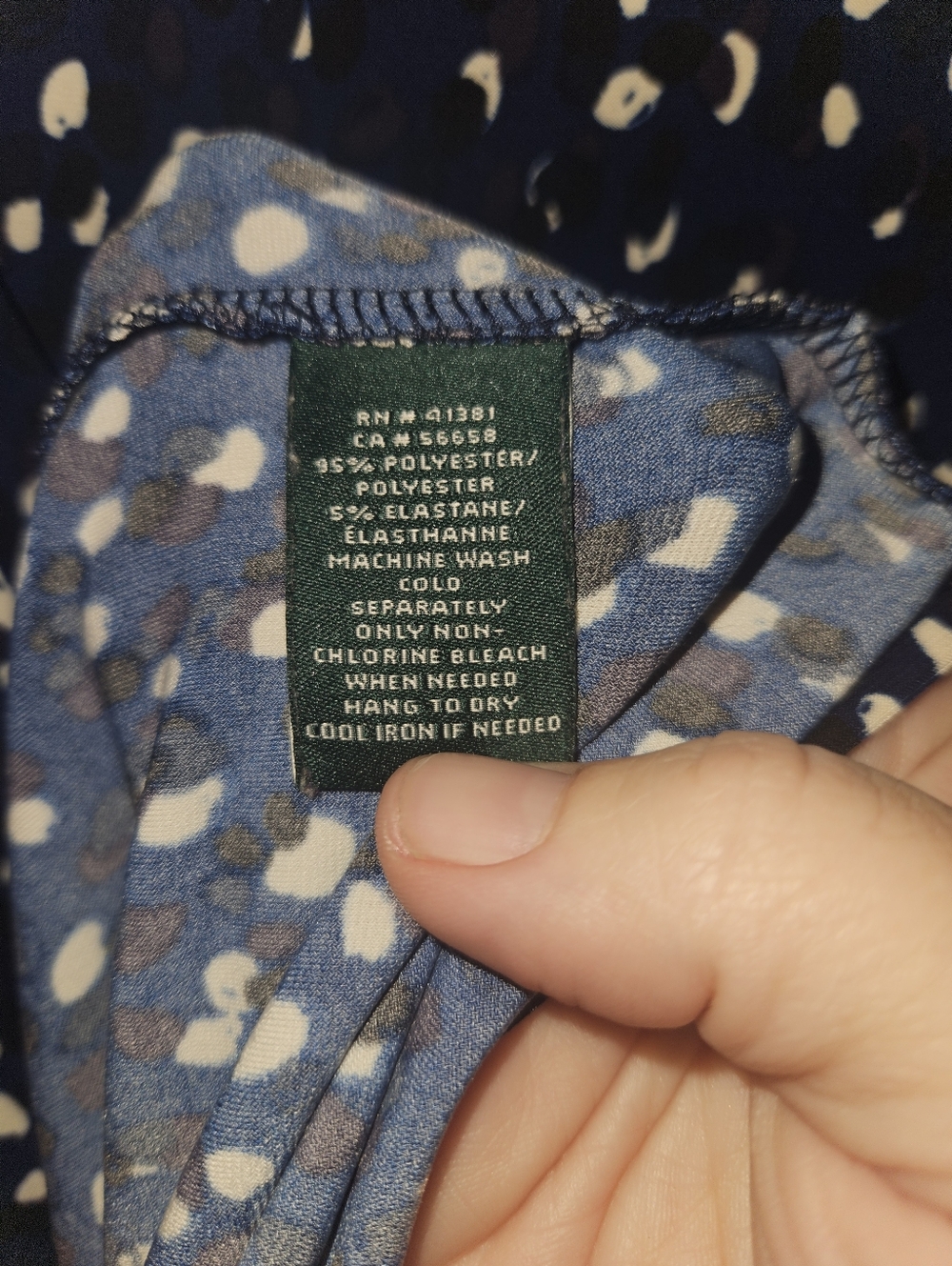 Lauren Womans V Neck Knee Length Dress Size 16 - Picture 8 of 13